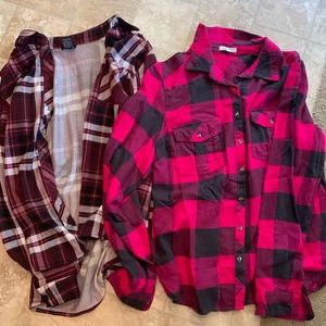 women’s flannel shirts